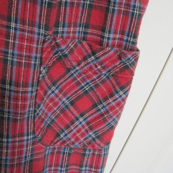 L.L. Bean L.L. kids plaid flannel dress with 2 patch pockets sz XL - Picture 5 of 7
